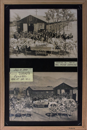 Mrs Mino Uyemura's photographs from two Manzanar funerals