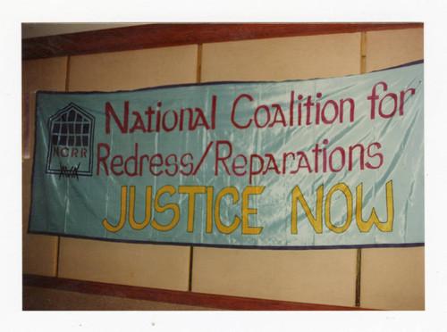 NCRR banner at NCRR Washington D.C. lobbying trip