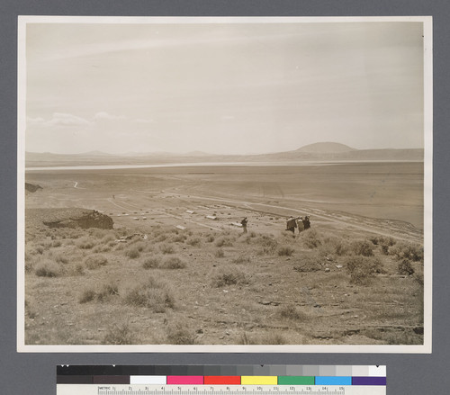 [Photographers above camp] — Calisphere