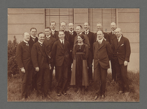 [Group portrait including Otto Stern.]