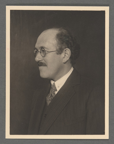 [Semi-profile portrait of Otto Stern.]