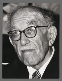 [Portrait of Otto Stern at the Lindau Nobel Laureates meeting.]