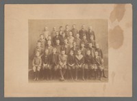 [Class group portrait with Otto Stern.]