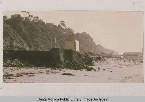 The lighthouse after a storm at the bottom of Potrero Canyon, Calif