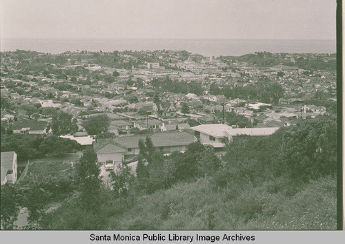 Panoramic view of Pacific Palisades, Calif