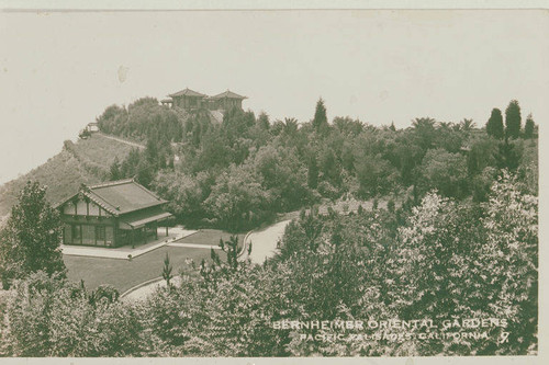 Bernheimer residence in the Bernheimer Gardens in Pacific Palisades