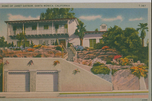 Home of Janet Gaynor, Santa Monica, Calif