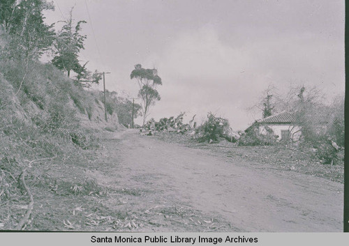 Widening of Chautauqua Blvd., Pacific Palisades, Calif