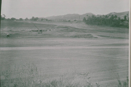 Site of the grading for Marquez Elementary School in Pacific Palisades, Calif