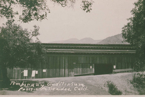 Tabernacle in Temescal Canyon, Calif