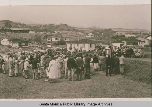 Dedication of the Jewish Temple in Pacific Palisades