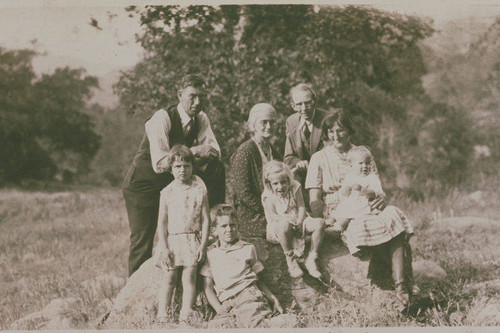 Clearwater family in Temescal Canyon, Calif