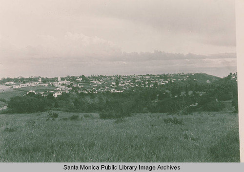 View of Pacific Palisades from Chautauqua Blvd., Pacific Palisades, Calif