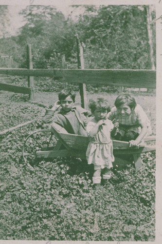 Children of the Marquez Family in Santa Monica Canyon