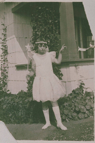 Girl in a costume, Pacific Palisades, Calif