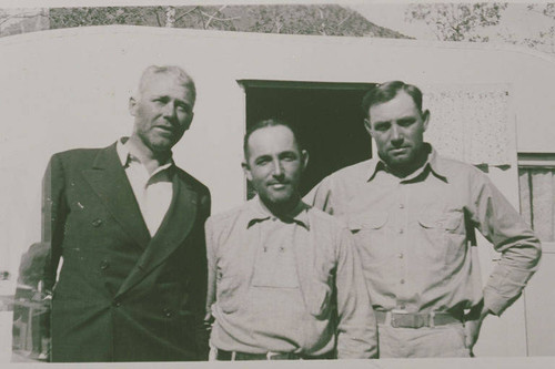 Jack Sauer (left), David Stadler (middle) and an unidentified man