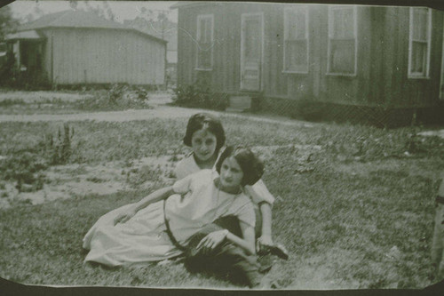 Two sisters of the Marquez Family in Santa Monica Canyon