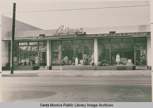 Colvey's Men's Shop on the corner of Antioch and Swarthmore in Pacific Palisades, Calif