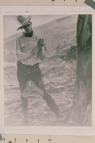 Will Rogers in a western film