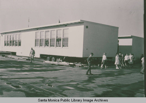 Moving new school bungalows in Pacific Palisades