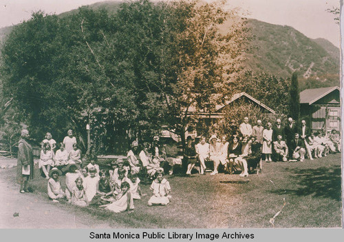 Children and classrooms behind the Tabernacle (Part 1) in Temescal Canyon, Calif