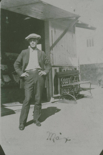 Max Marquez, operator of the Marquez Family's West End Service Station in Santa Monica Canyon