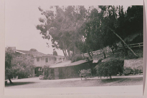 Back of the house at Will Rogers Ranch and State Park, Rustic Canyon, Calif