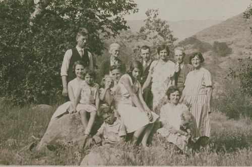 Clearwater family in Temescal Canyon, Calif