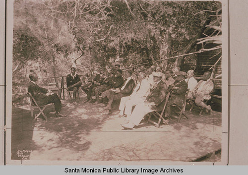 Institute Camp near the amphitheater, Pacific Palisades, Calif