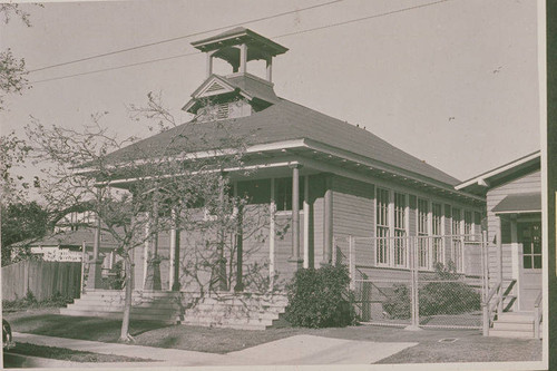 Old school house in Santa Monica Canyon, Calif