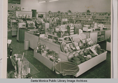 Interior of Jurgensen's Grocery Co. in Pacific Palisades