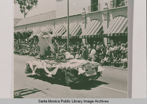 Fiesta Day Parade in Pacific Palisades in front of the Business Block