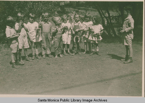 "The Kindergarten Band", Temescal Canyon, Calif