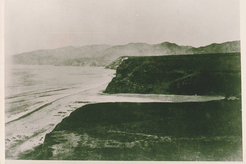 Mouth of Santa Monica Canyon and Santa Monica Bay