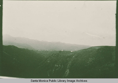 View of Temescal Canyon, Calif