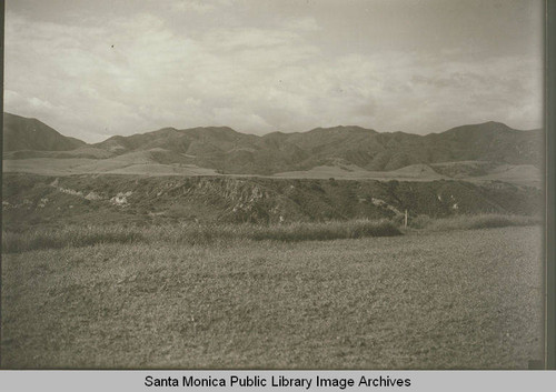 Field in Temescal Canyon, Calif