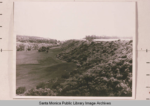 Looking toward Rustic Canyon from Chautauqua area, Pacific Palisades, Calif