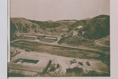 Polo fields at Will Rogers Ranch appearing in an article for "Pictorial California Magazine."