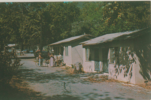 Campground cabins and cottages, Temescal Canyon, Calif