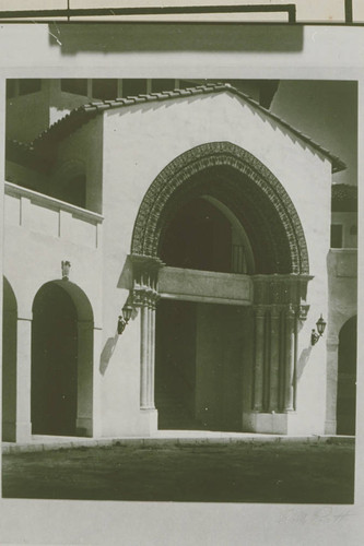 Entrance to the Castellammare Shopping Center, Pacific Palisades, Calif