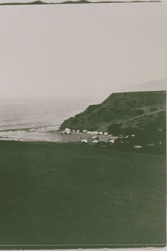 Mouth of Santa Monica Canyon and Santa Monica Bay