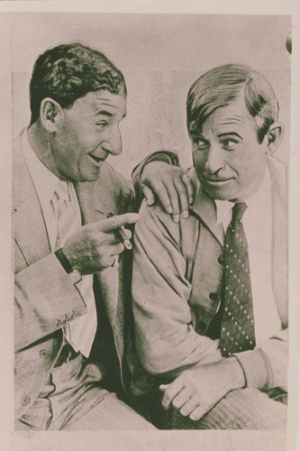 Portrait of Will Rogers with Fred Stone