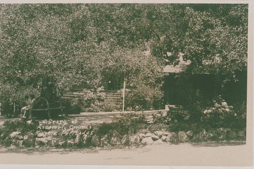 The library at Assembly Camp in Temescal Canyon, Calif