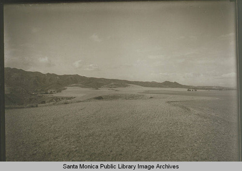 Open field in the Pacific Palisades, Calif