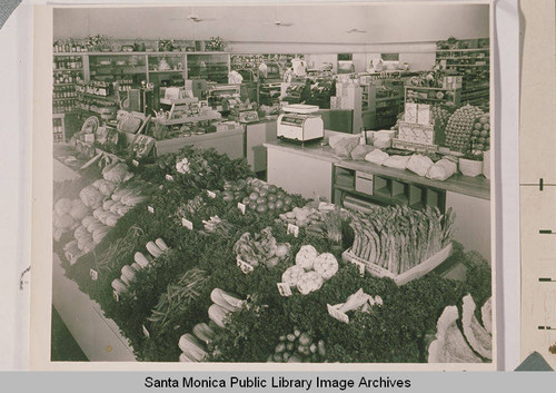 Interior of Jurgensen's Grocery Co. in Pacific Palisades