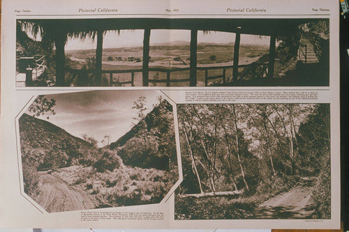 California Botanic Gardens in Mandeville Canyon appearing in an article for "Pictorial California Magazine."