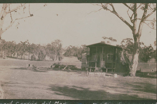 Shacks in Huntington Palisades, Calif