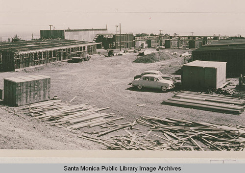 Marquez Elementary School, nearing end of construction, Pacific Palisades, Calif