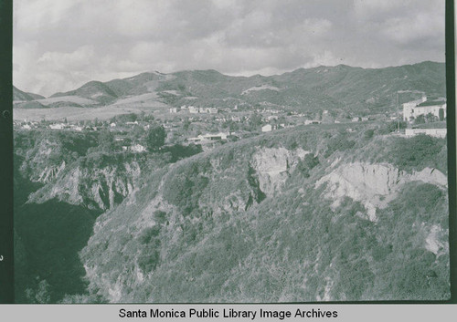 View of Las Pulgas Canyon