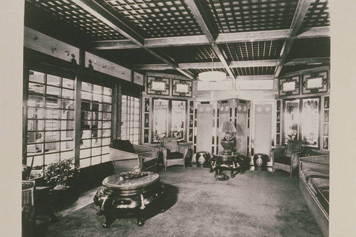 Interior of Bernheimer Gardens in Pacific Palisades, Calif